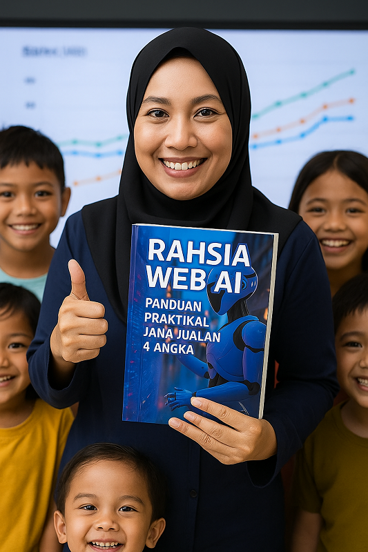 Ilustrasi manfaat eBook Rahsia Web AI