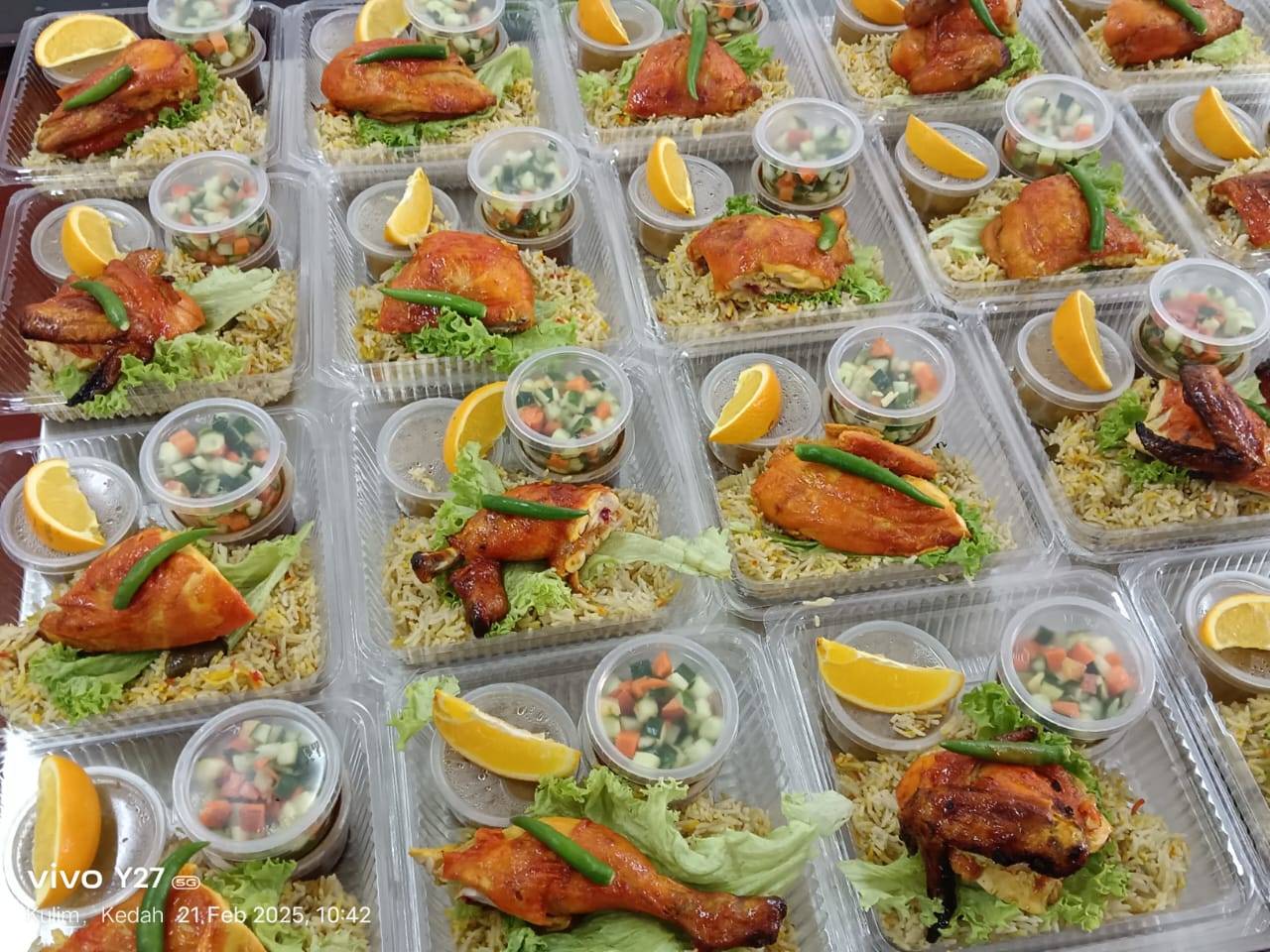 Nasi Arab Set Single Ayam Kulim
